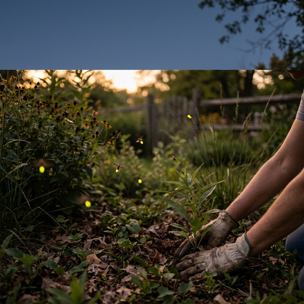Firefly season and creating a firefly-friendly yard