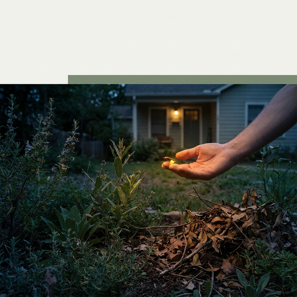Firefly season: yard lighting and habitat choices that support lightning bugs