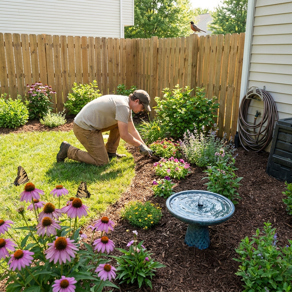 Creating a ‘wildlife-friendly but tidy’ backyard: a beginner plan for late spring