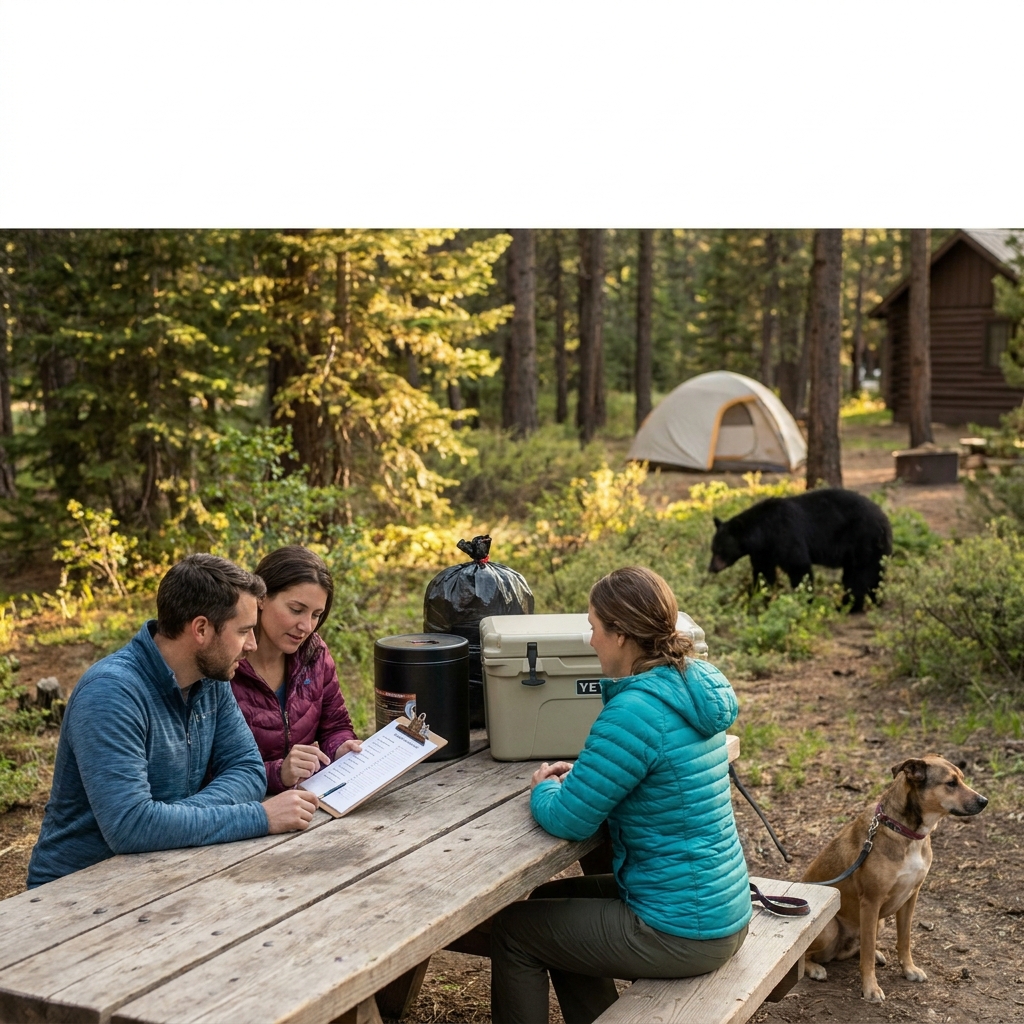 Bear-aware camping and vacation rentals: practical food and trash habits for summer travel
