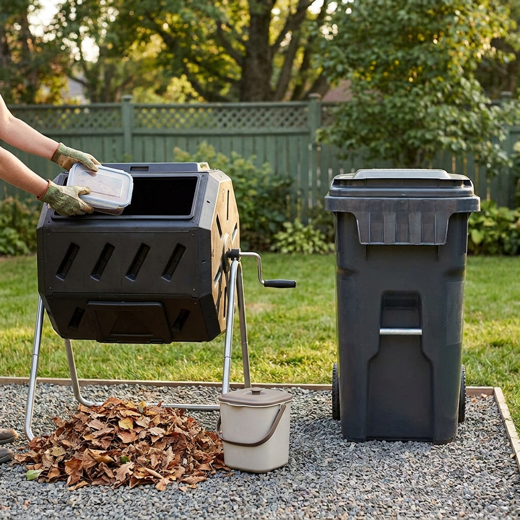 Wildlife-proofing compost and backyard trash (without harsh chemicals)