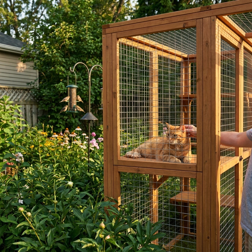 Outdoor cats and wildlife: practical, non-judgmental ways to keep cats safe and protect birds