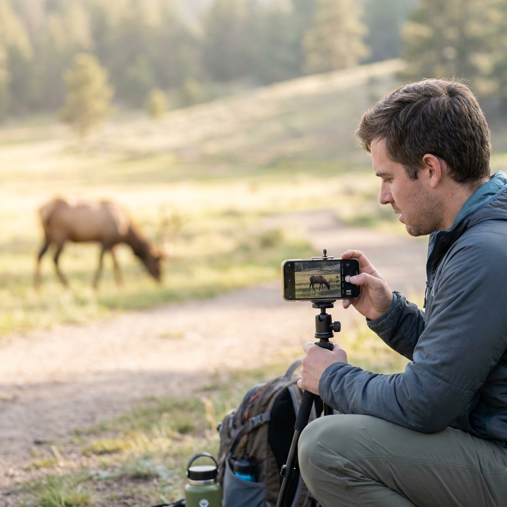 Safe, respectful wildlife photography with a phone: summer weekend tips for parks and backyards