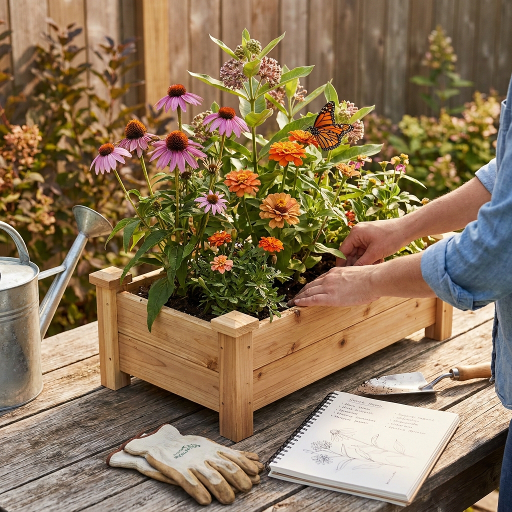 Butterfly gardening in summer: how to choose host plants and nectar plants (without buying risky ‘seed mixes’)
