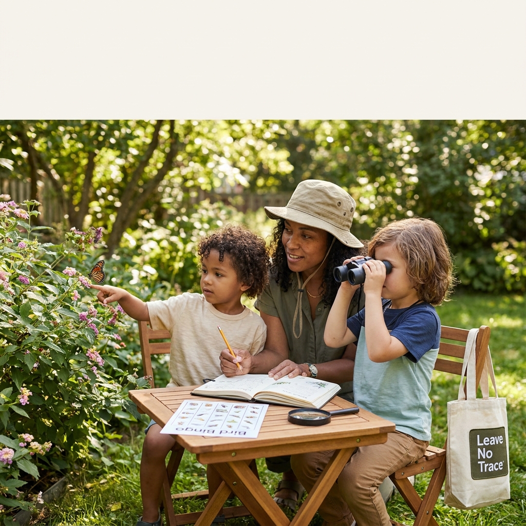 Kids’ summer nature activities: a wildlife-friendly backyard ‘mini camp’ week (no supplies required)