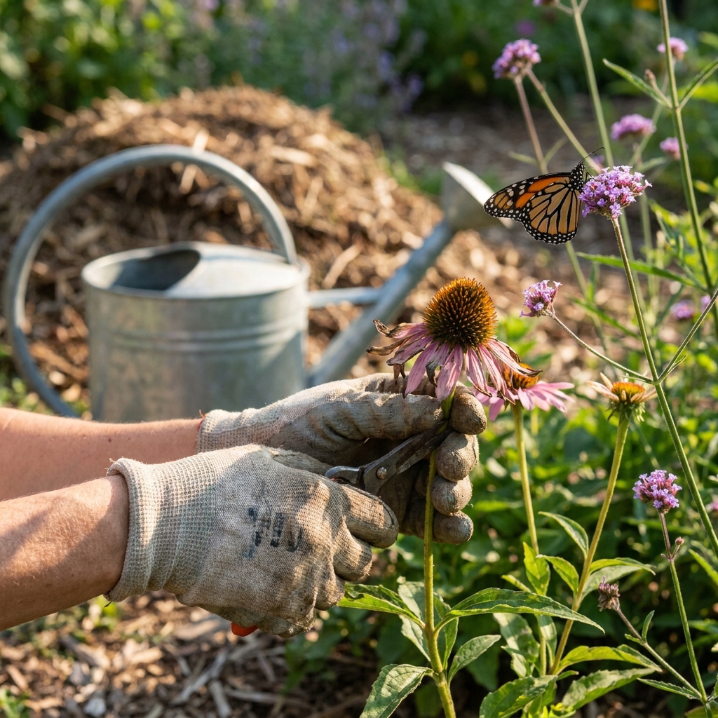 Late-summer pollinator support: choosing drought-tough blooms and keeping flowers going through August