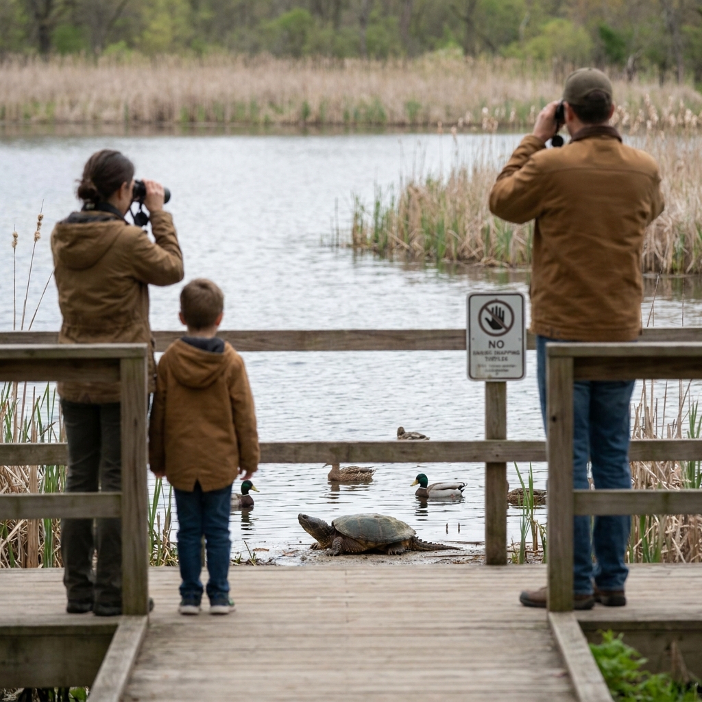 Weekend ‘lake and pond’ etiquette: protecting turtles, frogs, and waterfowl during summer recreation