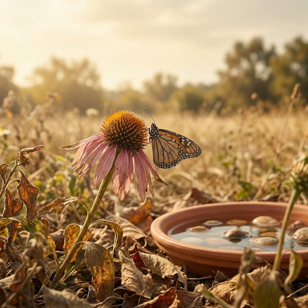 Butterflies in the summer ‘bloom gap’: how to support them in July with host plants, water, and heat-smart garden care