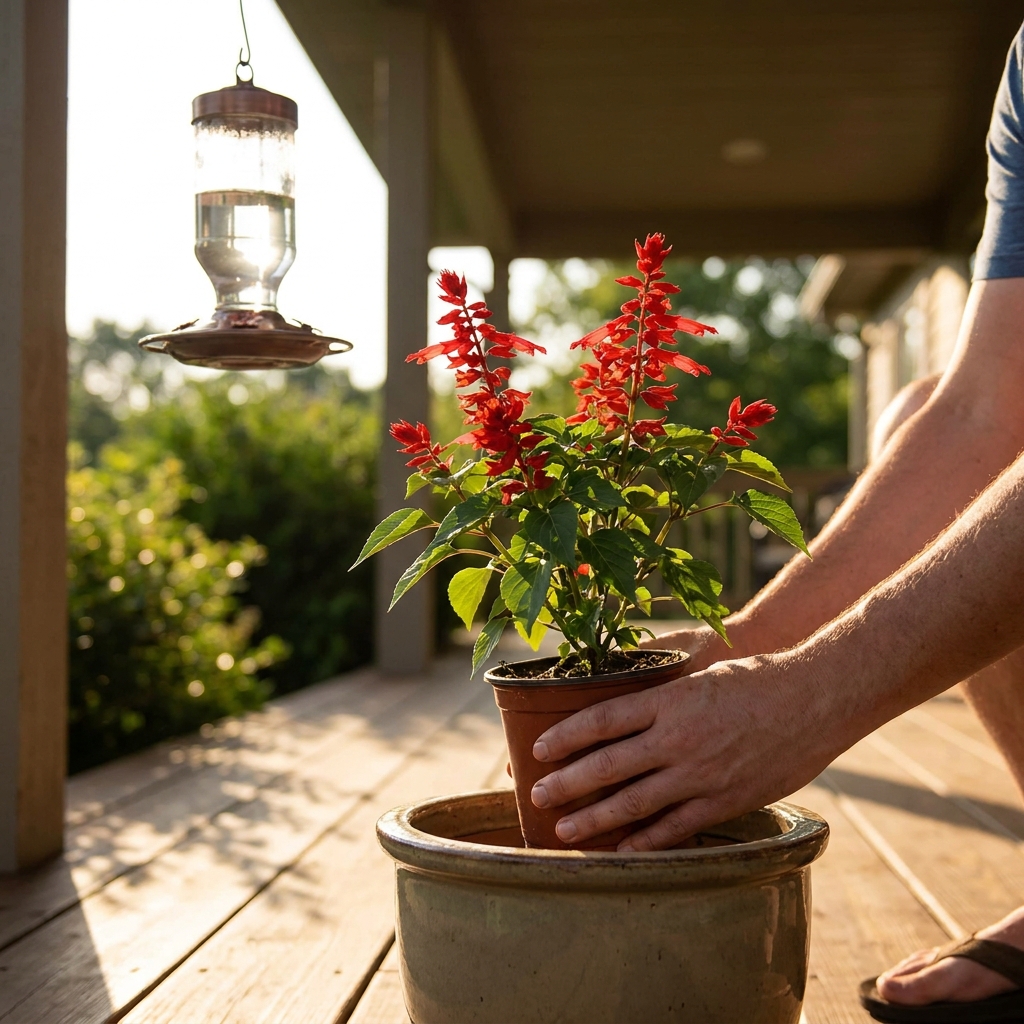 Late-July hummingbird garden refresh: what to plant now (by region) and how to keep feeders safe in heat